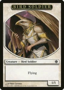 1x Bird Soldier Token - LP - Alara Reborn - SPARROW MAGIC mtg - Picture 1 of 1