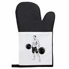 'MuscleMan Deadlifting with Intensity' Oven Glove / Mitt (OG00023500)