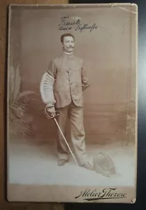 Fechtmeister Frank Schläger Helm Paukzeug - Mensur / KAB Atelier Therese München - Bild 1 von 2