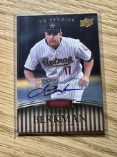 2007 Upper Deck Premiere Lance Berkman Auto /25 Houston Astros