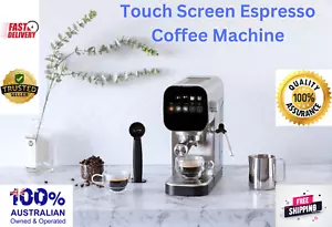 Touch Screen Operation Espresso Coffee Machine 20-Bar Pressure Pump Compact - Picture 1 of 8