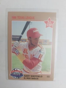 1988 Grand Slam Texas League All-Stars Gary Sheffield #26 Rookie - Picture 1 of 2
