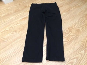 uniqlo pants 34x34 black 97% cotton dress casual chino - Picture 1 of 7