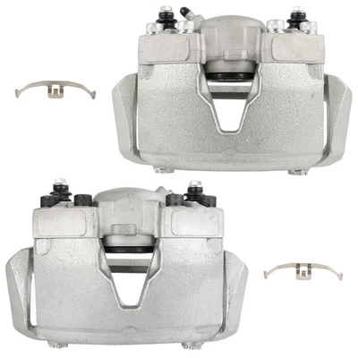 Front For 2009 - 2016 AUDI A4 QUATTRO Pair Brake Calipers w/ Bracket - Image 1 of 4