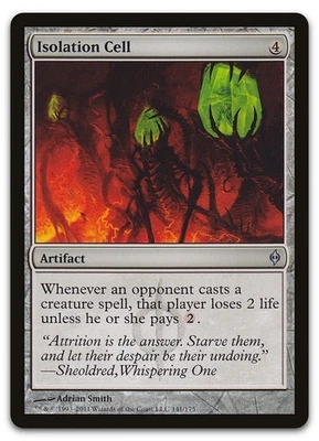 Isolation Cell #141 (NM) New Phyrexia NPH Magic MTG - Image 1 of 2