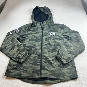 Chaqueta SALT LIFE Para Hombres L Rogue Camuflada Con Capucha Cortavientos Cremallera Ventilada Bolsillos Traseros - Imagen 1 de 19