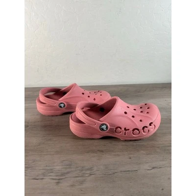 Crocs Classic Clogs Slip On Peach Pink-  Childs Size 13 C13- NWOT - Image 1 of 4