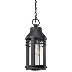 Nuvo Lighting 60/8104 Wilton 9"W Outdoor Mini Pendant - Black - Picture 1 of 6