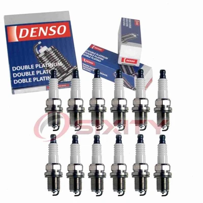 12 pc Denso Platinum Long Life Spark Plugs for 2001-2003 Mercedes-Benz C320 jn - Image 1 of 4