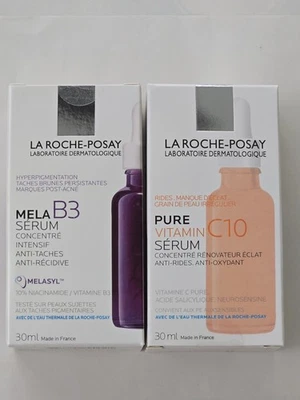 La Roche-Posay Mela B3 + витамин C10 сыворотка двойной корректор темных пятен 30 мл новый - Изображение 1 из 2