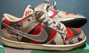 Nike SB Dunk low „Freddy Krüger“ Sneaker Us 8,5/42 Force 313170 202 nightmare - Bild 1 von 6