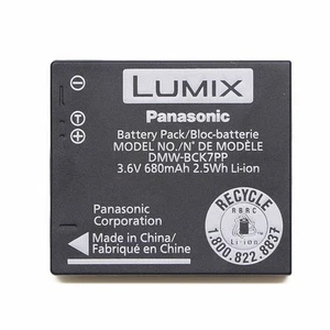 Batterie d'origine Panasonic DMW-BCK7 DMW-BCKPP pour DMC-TS30 DMC-TS25 DMC-TS20 SZ7 - Photo 1 sur 5