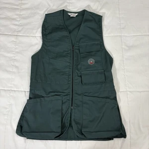 Vintage 10x Shooting Vest Hunting Skeet Sporting Clays USA Made Men's Medium Reg - Picture 1 of 12