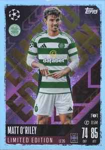 TOPPS MATCH ATTAX 2024-2025 24/25 MATE O'RILEY EDICIÓN LIMITADA - Imagen 1 de 2