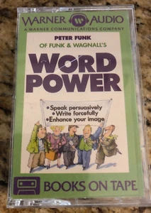 VINTAGE Word Power Cassette Tape by Peter Funk of Funk & Wagnall's RARE - Picture 1 of 6