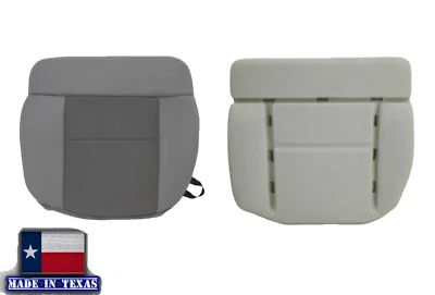 Funda de asiento de tela gris inferior del conductor y cojín de espuma para Ford F150 XLT 2004-2006 Foto 1 de 4