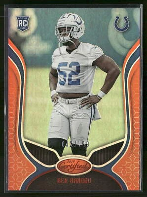 Ben Banogu 2019 Panini Certified #179 42/199 Rookie Mirror Orange Colts - Image 1 of 2