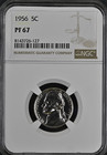 1956 Proof Jefferson Nickel NGC PF 67