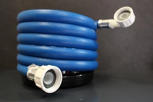 WASHING MACHINE / DISHWASHER BLUE COLD FILL INLET HOSE 2.5m - Picture 1 of 4