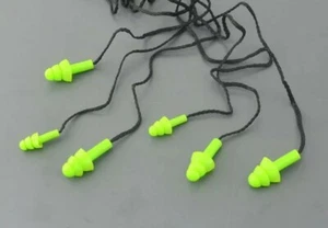 1x Gehörschutzstöpsel mit Band, Ohrschutz,whisper,Lärmstop,earplugs,Stöpsel . - Bild 1 von 4