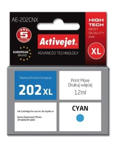 Atrament Activejet AE-202CNX (zamiennik Epson 202XL H24010; Supreme; 12 ml; niebieski) - Zdjęcie 1 z 1
