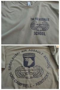 T-Shirt Air Assault 101 Airborne School SABALAUSKI 2x Fuß Campbell KY NÄCHSTE EBENE - Bild 1 von 6