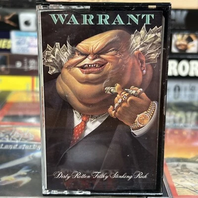 Warrant - Dirty Rotten Filthy Stinking Rich 1989 Cassette Tested Glam Metal Rock - Image 1 of 4