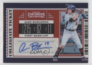 2019 Panini Elite Extra Edition Red /150 Alec Burleson #USA-AB Auto