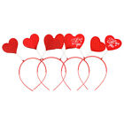 Love Heart Stirnband, 8pcs Valentinstag Red Heart Bopper Haarband