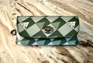 Authentic Coach Sunglass pouch in Signature Check Geo Print - Sold Out - Picture 1 of 9