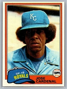 1981 Topps Jose Cardenal Kansas City Royals #473 NM-MT DEAD CENTERED - Picture 1 of 2