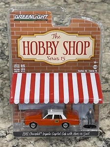 Greenlight Hobby Shop Series 15 1981 Chevrolet Impala Capitol Cab Taxi 1/64 - Picture 1 of 1