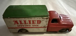 VTG 1960'S ALLIED VAN MOVING TRUCK TOY Distressed JAPAN TRADE MARK T.N  ms2 - Picture 1 of 13