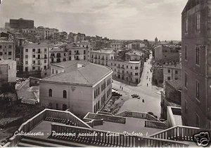 Caltanissetta Panorama parziale e Corso Umberto I° f.g. - Foto 1 di 1