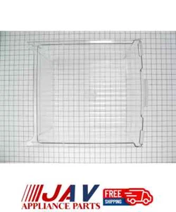 OEM GE Refrigerator Vegetable Crisper Pan Clear Inv# LR3569 - Picture 1 of 1