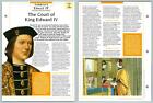 Court Of King Edward IV 1471-1483 Yorkists Atlas Kings &amp; Queens Of GB Maxi Card