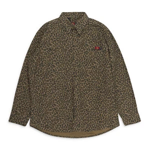 NWT DICKIES 1922 X OPENING CEREMONY BROWN LEOPARD BUTTON-DOWN SHIRT SIZE XL $220 - Picture 1 of 5