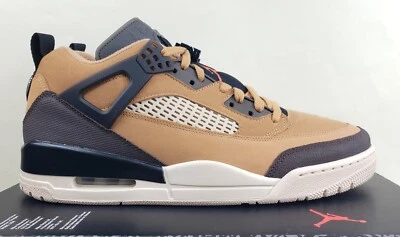 Air Jordan Spizike низкий льняной мужской размер 11 FQ1759-202 новый 2025 коричневый черный туфли - Изображение 1 из 4