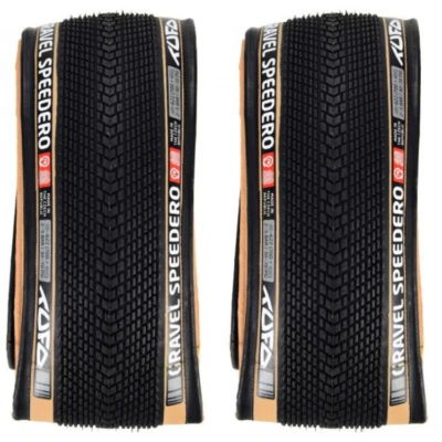 Par de neumáticos de grava Tufo Speedero 700 x 40 Tanwall tubeless - Tufo 40c 430 g Foto 1 de 4