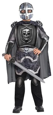 Caballero Terror Guardia Medieval Traje Tú mismo Vestido Elegante Halloween Niño Disfraz Foto 1 de 2