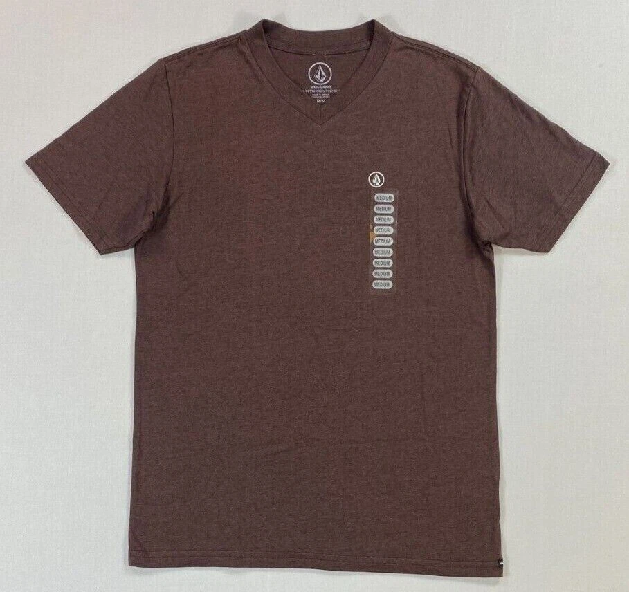 Camiseta masculina juvenil Volcom mistura de algodão/poliéster - Imagem 1 de 1