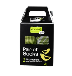MR CANARY THISTLE SOCK FEEDERS ‘PAIR OF SOCKS’ - Picture 1 of 10