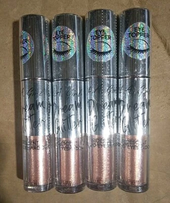 4 sombras de ojos líquidas LA Girl Dream Glitter oro rosa 0,13 oz adorno de ojos iridiscente Foto 1 de 4