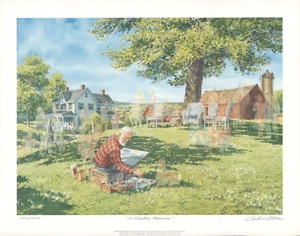 "A Painter's Memories" by Charles L. Peterson, 2004. Collector's edition print. - Picture 1 of 4