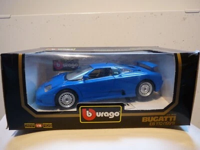 Modèle réduit BUGATTI EB 110 Modèle 1991 Bleue  AU  1/18 - Photo 1/4