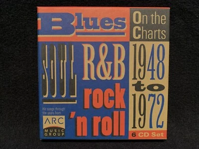 "On The Charts 1948 To 1972" 6 CD Slipcase 1996 ARC Music  PROMO Set NM Foto 1 de 4