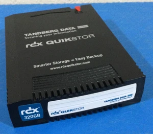 CARTUCHO DE DATOS EXTRAÍBLE TANDBERG DATA 8536-01-RDX RDX QUICKSTOR IMATION 320 GB - Imagen 1 de 4