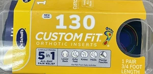 Dr. Scholl's CF130 maßgeschneiderte Ortheseneinlagen Dr. Scholls CF-130 (NEU VERSIEGELT) - Bild 1 von 2