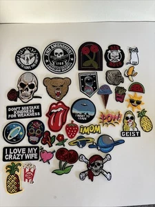 83 pcs lot Random Mix High quality Patches Embroidered large size small - Picture 1 of 8