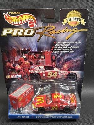 1998 Hot Wheels Pit Crew Edition1/64 Bill Elliott #94 McDonalds Ford Thunderbird - Image 1 of 3